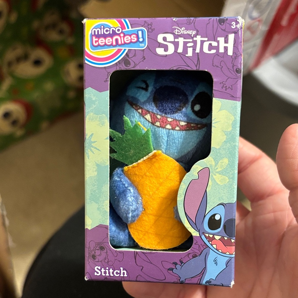Disney Stitch Micro Teeny Plush with Blue and Orange